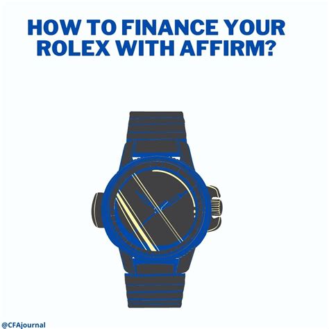 finance on a rolex|finance Rolex with affirm.